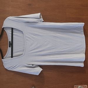 Universal Standard Foundation Short Sleeve Square Neck Sky Blue